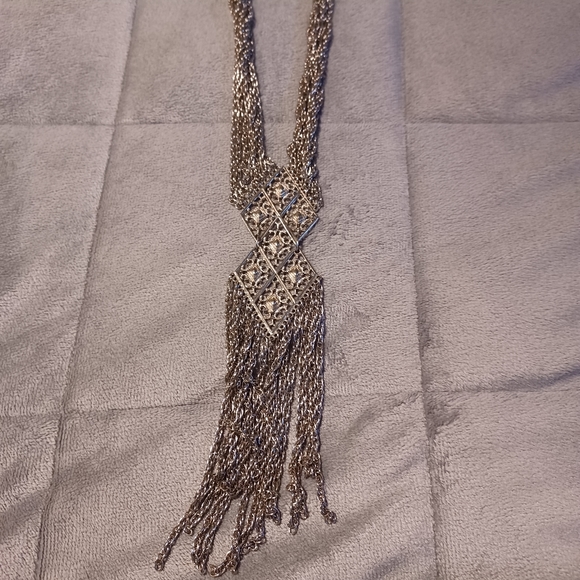 Silver lovely necklace - Picture 1 of 5